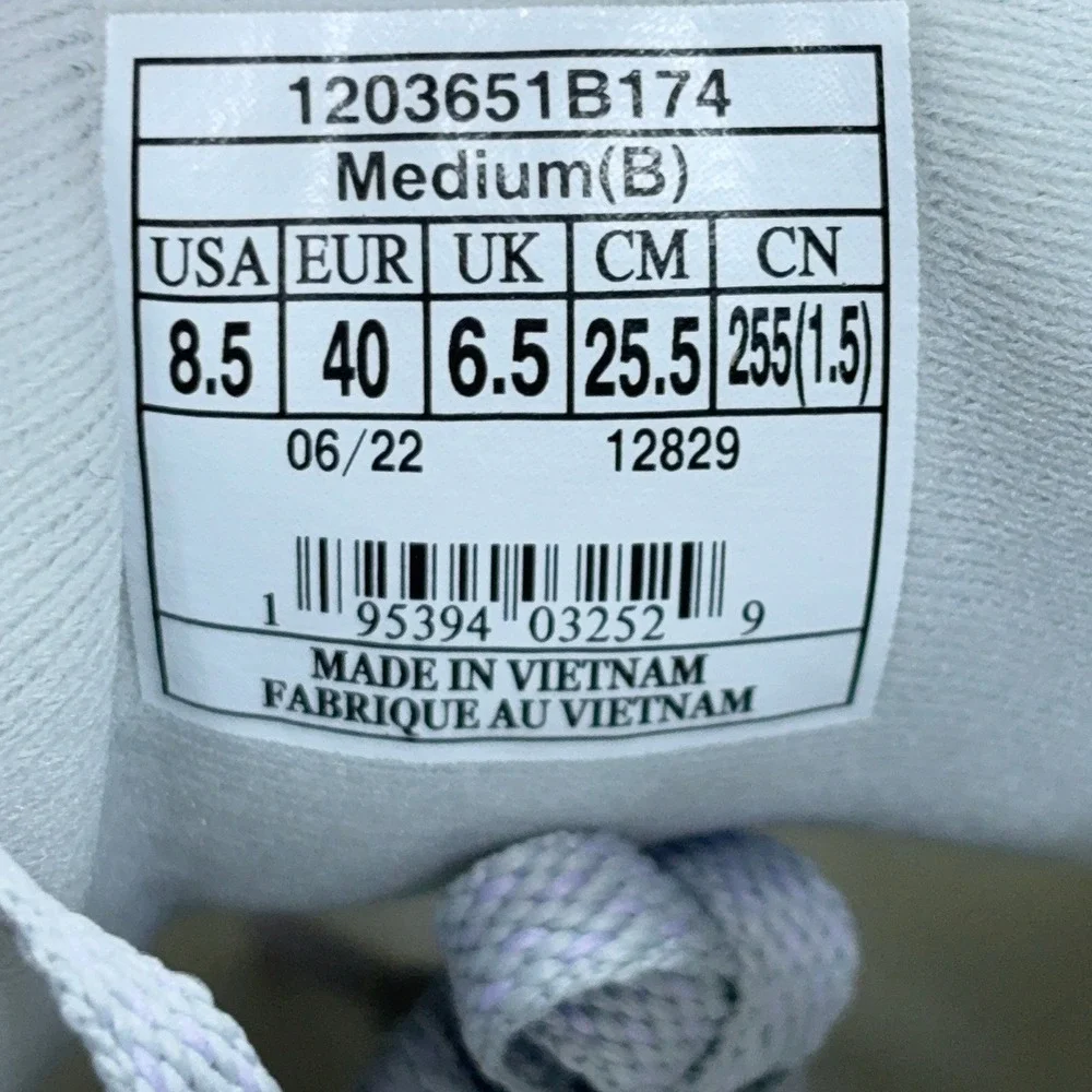 Brooks Anthem 5 Women's Size 8.5 B Running Shoes White Silver Lilac 1203651B174